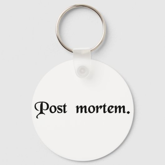 Autopsie. Schlüsselanhänger (Vorderseite)