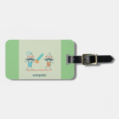 Autopsist Medizinischer Spaß mit Mustache Gepäckanhänger (Vorderseite horizontal)