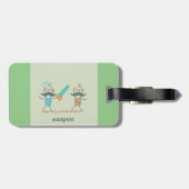 Autopsist Medizinischer Spaß mit Mustache Gepäckanhänger (Rückseite horizontal)