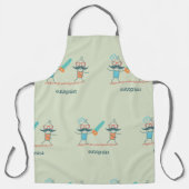 Autopsist Medizinischer Spaß mit Mustache Schürze (Vorderseite)