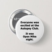 Autopsy-Club Button (Vorne & Hinten)