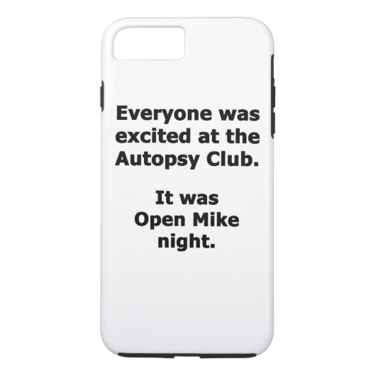 Autopsy-Club Case-Mate iPhone Hülle (Rückseite)