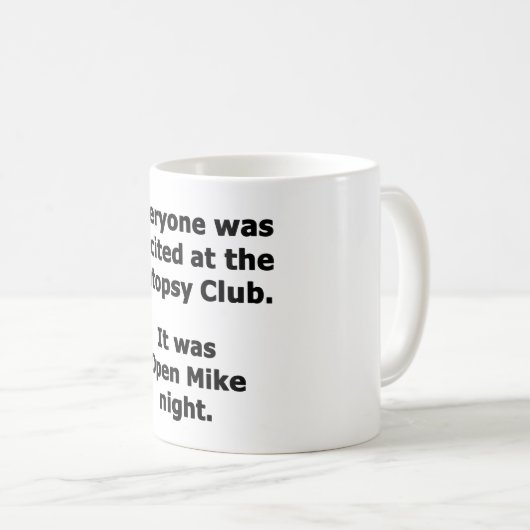 Autopsy-Club Kaffeetasse (VorderseiteRechts)