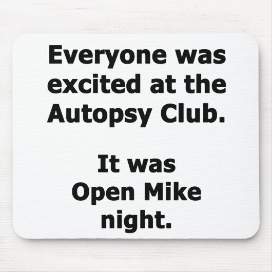Autopsy-Club Mousepad (Vorne)