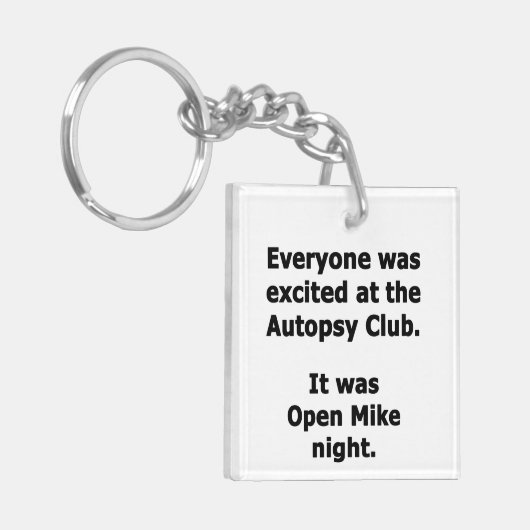 Autopsy-Club Schlüsselanhänger (Vorderseite links)