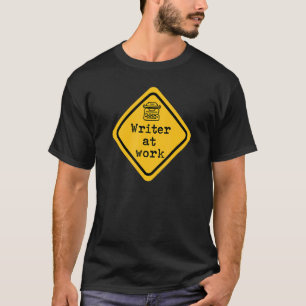 Autor am Arbeitsplatz Buchjournalist Spaß T-Shirt