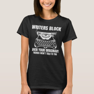 Autor Block Autor Buch Writer Block 2 T-Shirt