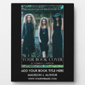 Autor Buch Cover Schwarz oder Farbe wählen Fotoplatte (Vorderseite)