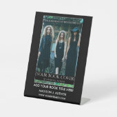 Autor Buch Cover Schwarz oder Farbe wählen Sockelschild (Vorderseite)