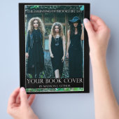 Autor Buch Cover Werbeaktion groß Flyer (Hand)