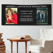 Autor Buch Foto Schwarz oder Auswahl Farbe Banner