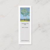 Autor-Buch-Launch Werbeaktion Lesezeichen Mini Visitenkarte (Vorderseite)