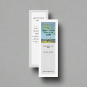 Autor-Buch-Launch Werbeaktion Lesezeichen Mini Visitenkarte