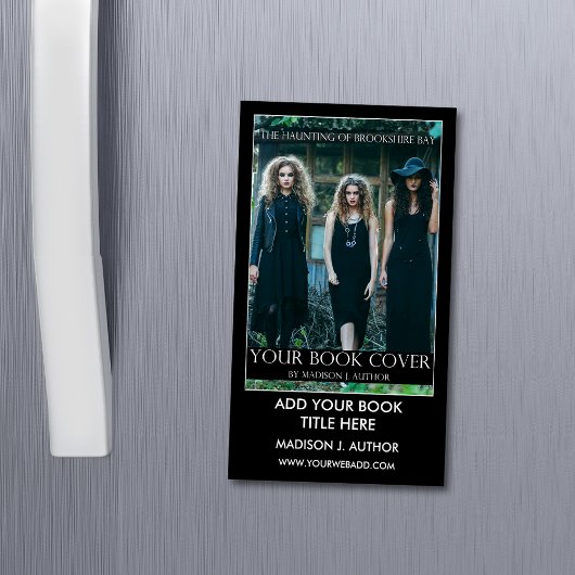 Autor Buch-Werbeaktion Magnetische Visitenkarte