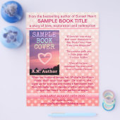 Autor Buch Werbeaktion Pink White Polka Dot Flyer (Einzeln)