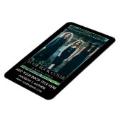 Autor Buchcover-Werbeaktion Magnet (Linke Seite)