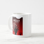 Autor Buchcover Werbegeschenk Design Kaffeetasse (Vorderseite Links)