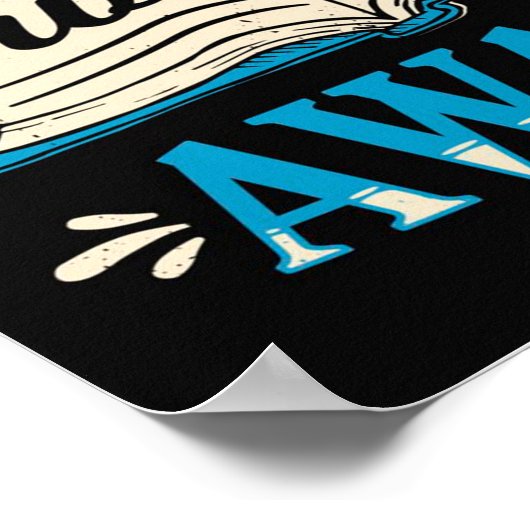 Autor buchen | Funny Writer Design Poster (Ecke)