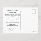 Autor buchen postkarte (Rückseite)