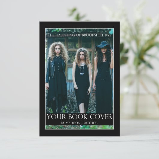 Autor Buchübersicht | Author Foto Back Promo Karte (Stehend Vorderseite)