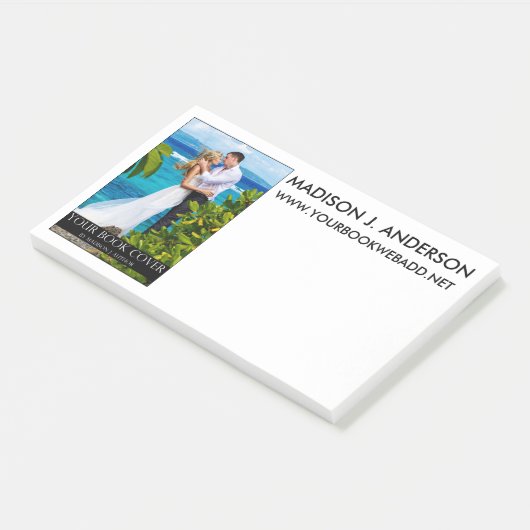 Autor Buchübersicht Post-it Klebezettel (angewinkelt)