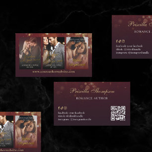 Autor der Burgunder-Bokeh-Romanze- Buchreihe Visitenkarte