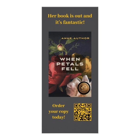 Autor, der die Programmrackkarte für die Veröffent Werbekarte (Hinten)