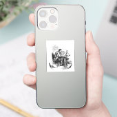 Autor des antiken Buches Aufkleber (Telefon)