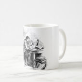 Autor des antiken Buches Kaffeetasse (VorderseiteRechts)