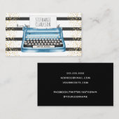 Autor des Writer-Editors von Chic Visitenkarte (Vorne/Hinten)