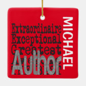 Autor Extraordinaire CUSTOM Keramikornament (Rückseite)