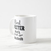 Autor Geschenk Bester Schriftsteller je Kaffeetasse (Vorderseite Links)