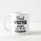 Autor Geschenk Bester Schriftsteller je Kaffeetasse (Links)
