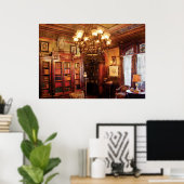 Autor - In der Bibliothek Poster (Heimbüro)
