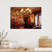 Autor - In der Bibliothek Poster (Küche)