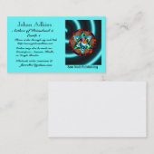 Autor Johan Adkins von Prismland u. von Erde 1 Visitenkarte (Vorne/Hinten)