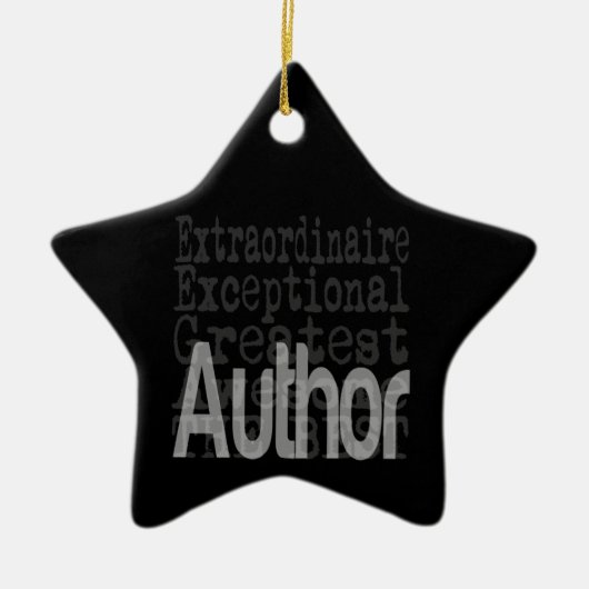 Autor Keramik Ornament (Vorne)