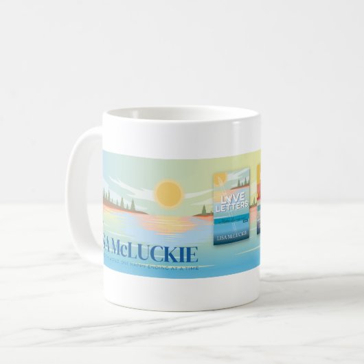Autor Lisa McLuckie Coffee Tasse (Vorderseite Links)