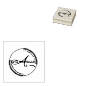 Autor-Logo (Ava Danielle) Gummistempel (Stempel)