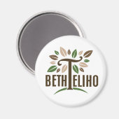 Autor-Logo-Magnet Magnet (Vorderseite/Rückseite)