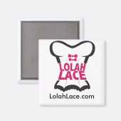 Autor Lolah Lace Magnet (Vorderseite/Rückseite)
