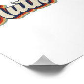 Autor schreiben Retro Poster (Ecke)