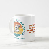 Autor SCHREIBER KEIN KÄCHTER NaNoWriMo Buch Kaffeetasse (Vorderseite Links)