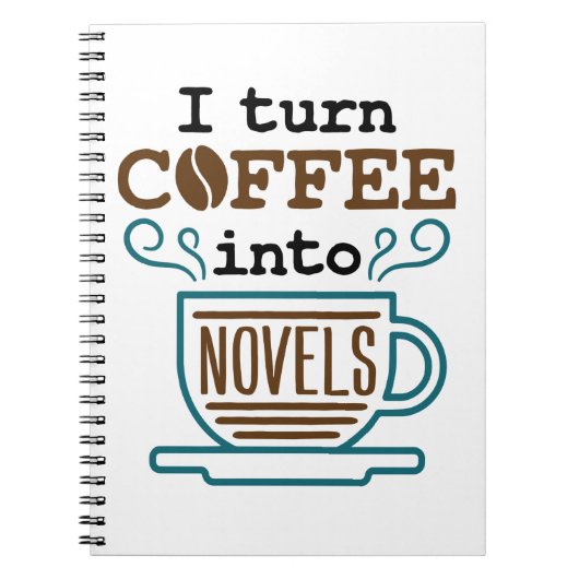 Autor Schriftsteller Schriftsteller Ich wandle Kaf Notizblock (Vorderseite)