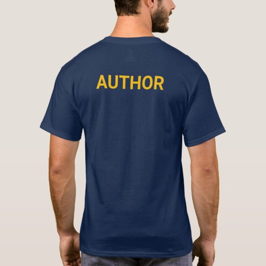 Autor-T-Shirt T-Shirt (Rückseite)