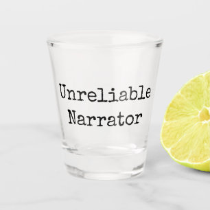 Autor - Unzuverlässiger Erzähler I Schnapsglas