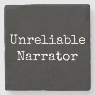 Autor - Unzuverlässiger Erzähler I Steinuntersetzer