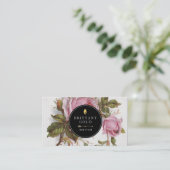 Autor, Verfasser-Geschäfts-Karte - Rose weiblich Visitenkarte (Stehend Vorderseite)