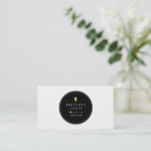 Autor, Verfasser-Visitenkarte - schickes Gold und Visitenkarte (Stehend Vorderseite)