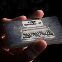 Autor Vintager Schreibmaschine